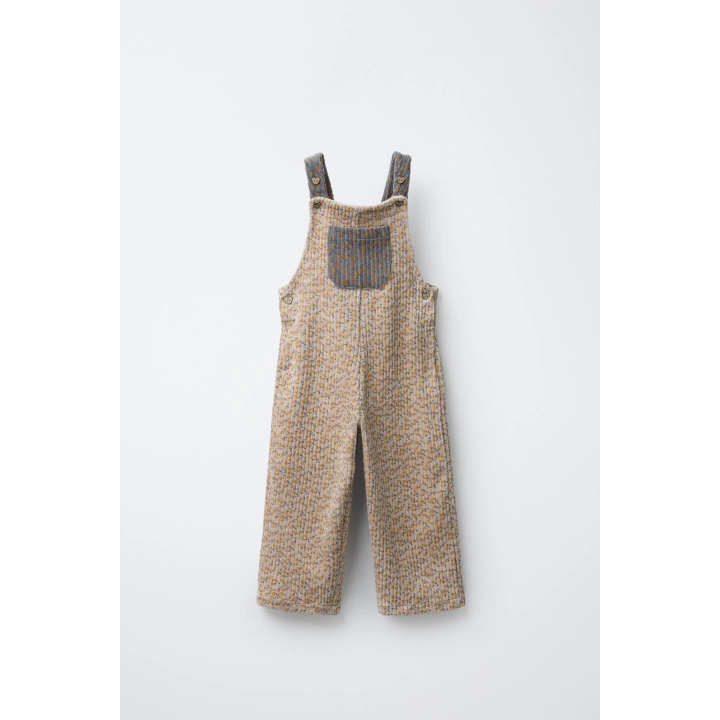 ДЛИННЫЙ ВЕЛЬВЕТОВЫЙ КОМБИНЕЗОН С ЦВЕТОЧНЫМ ПРИНТОМ