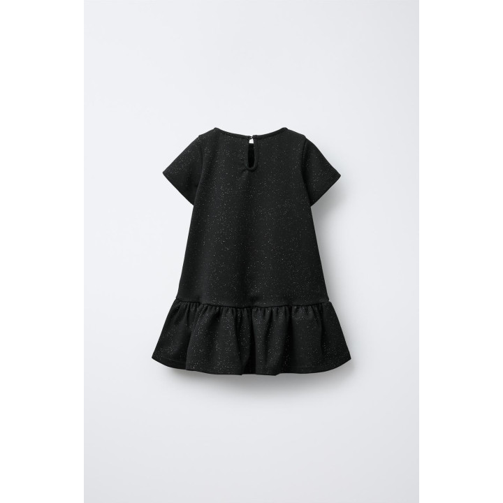 ПЛАТЬЕ ИЗ ТРИКОТАЖА «РОМА» С БЛЕСТКАМИ И БАНТАМИ