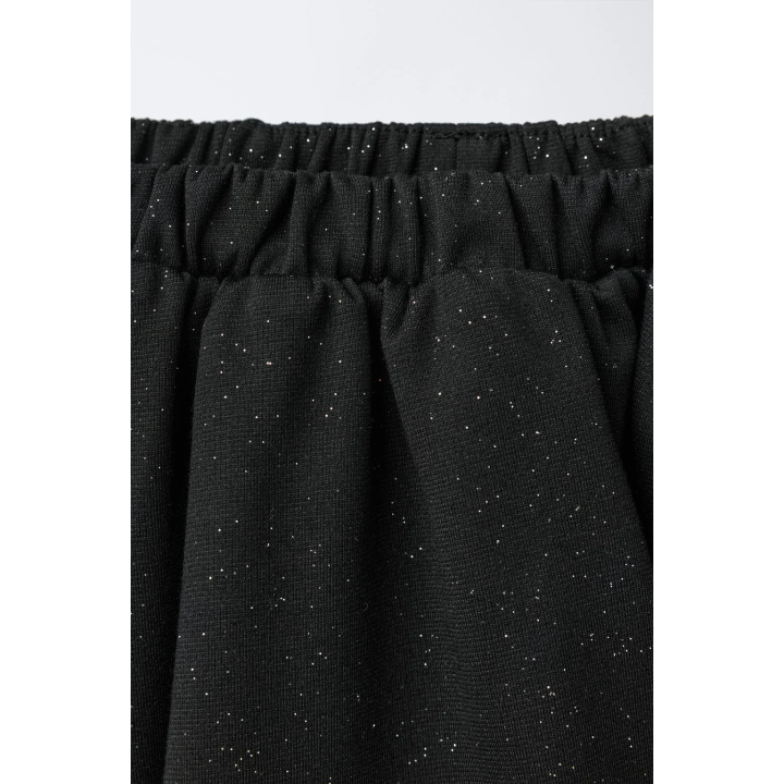 ЮБКА-БАЛЛОН ИЗ ТРИКОТАЖА ПУНТО РОМА С БЛЁСТКАМИ