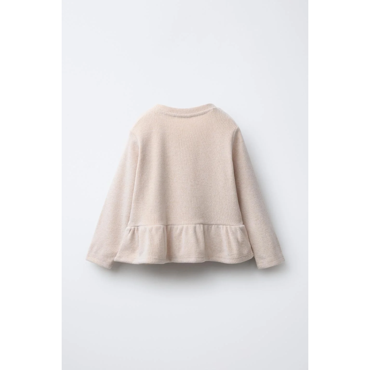 ЛОНГСЛИВ SOFT TOUCH С КОНТРАСТНЫМИ БАНТАМИ