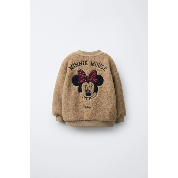 ТОЛСТОВКА ИЗ ОВЧИНЫ С ВЫШИВКОЙ MINNIE MOUSE © DISNEY