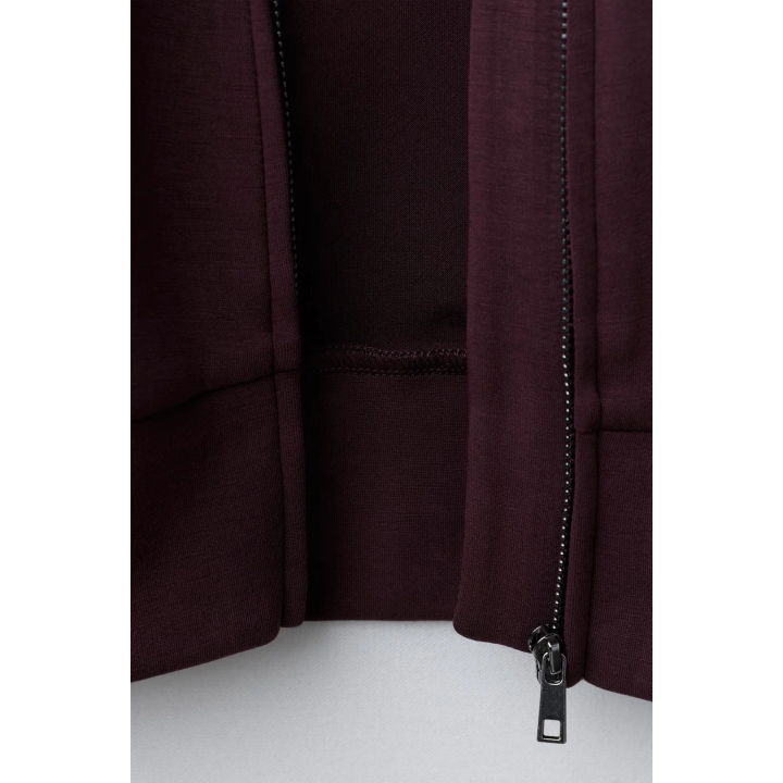 Бомбер-свитшот с выпуклым текстом и модалом