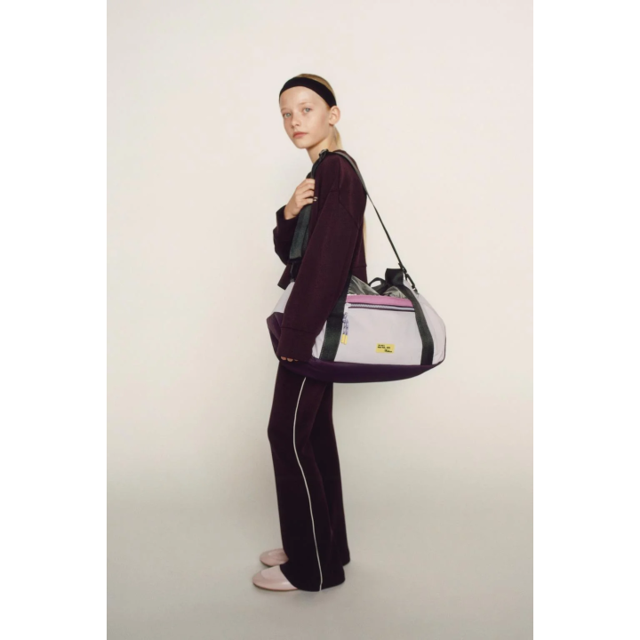 Бомбер-свитшот с выпуклым текстом и модалом