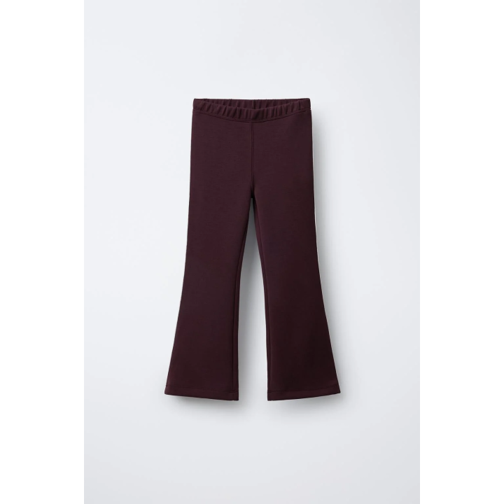 РАСКЛЕШЕННЫЕ БРЮКИ ИЗ МОДАЛА С КОНТРАСТНОЙ ОТДЕЛКОЙ