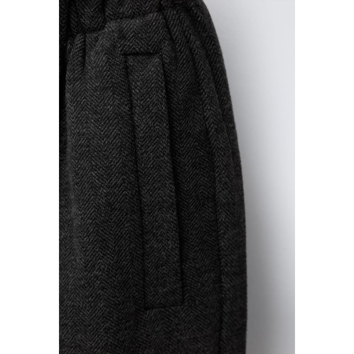 БРЮКИ WIDE LEG В ЕЛОЧКУ