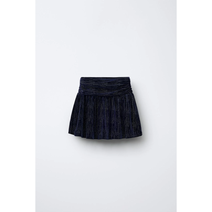 Юбка из блестящего бархата