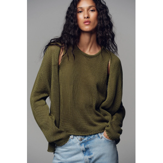 ТРИКОТАЖНЫЙ ТОП ИЗ 100% ХЛОПКА