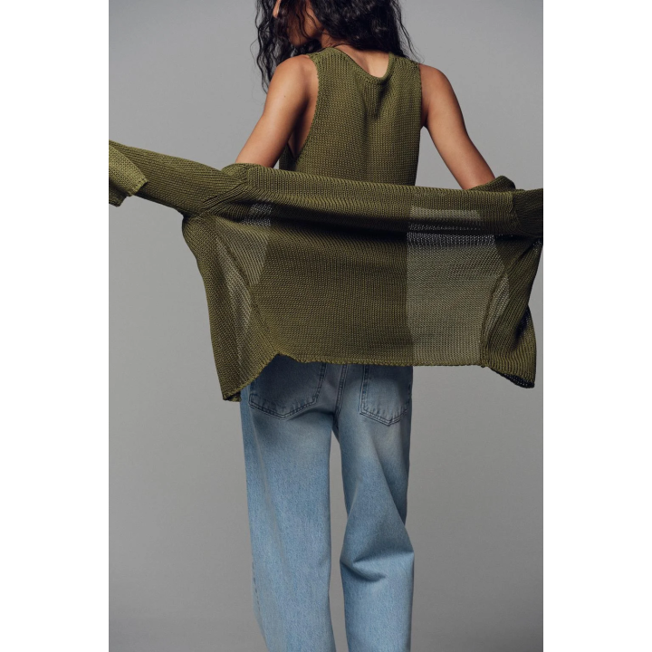 ТРИКОТАЖНЫЙ ТОП ИЗ 100% ХЛОПКА