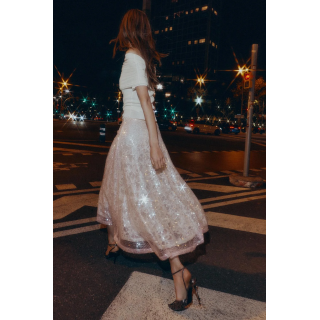 ТРИКОТАЖНЫЙ ТОП С ОТКРЫТЫМИ ПЛЕЧАМИ