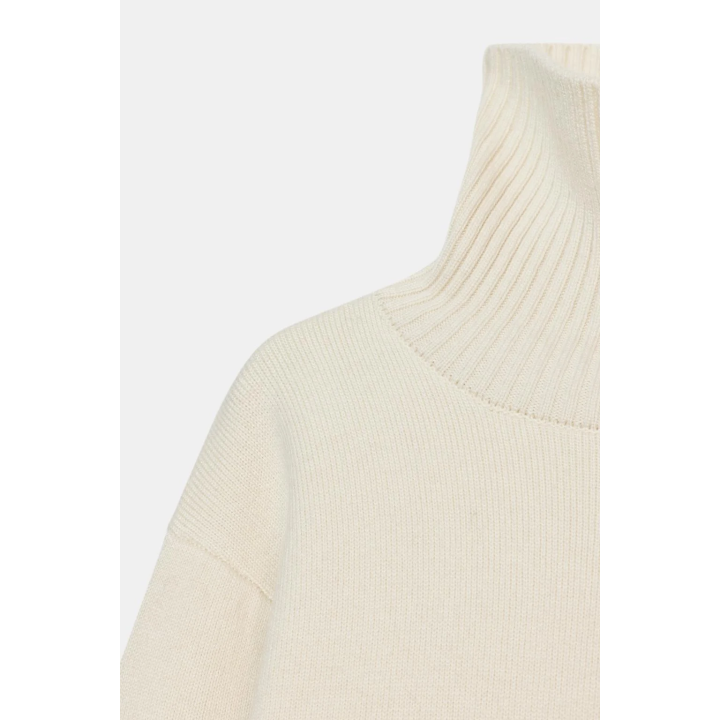 ШЕРСТЯНОЙ СВИТЕР С ВЫСОКИМ ВОРОТНИКОМ