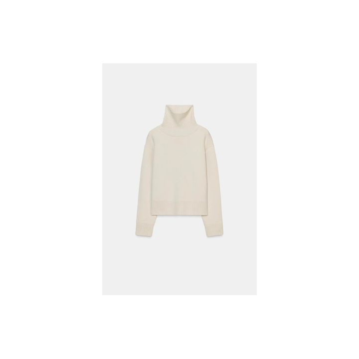 ШЕРСТЯНОЙ СВИТЕР С ВЫСОКИМ ВОРОТНИКОМ