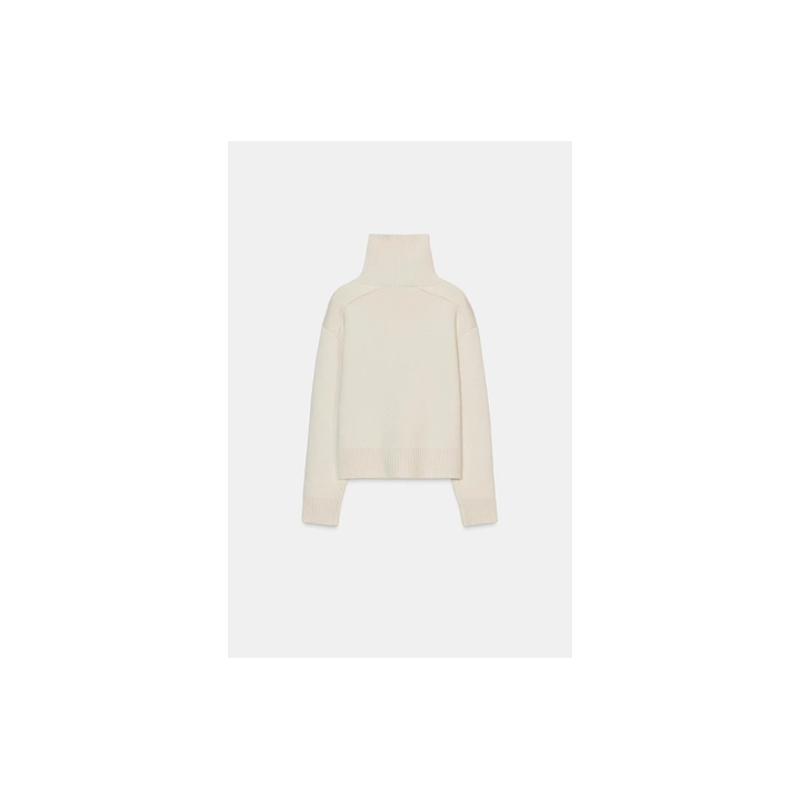 ШЕРСТЯНОЙ СВИТЕР С ВЫСОКИМ ВОРОТНИКОМ