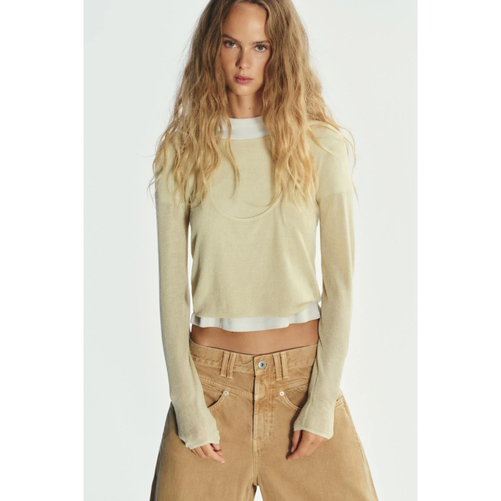 ТРИКОТАЖНЫЙ ТОП-ТРАНСФОРМЕР