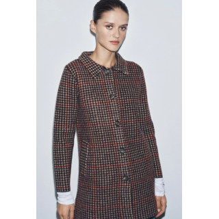 ПАЛЬТО ИЗ 100% ШЕРСТИ «ГУСИНАЯ ЛАПКА»