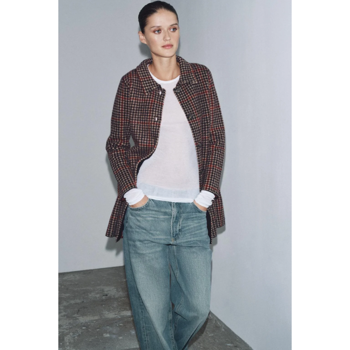 ПАЛЬТО ИЗ 100% ШЕРСТИ «ГУСИНАЯ ЛАПКА»