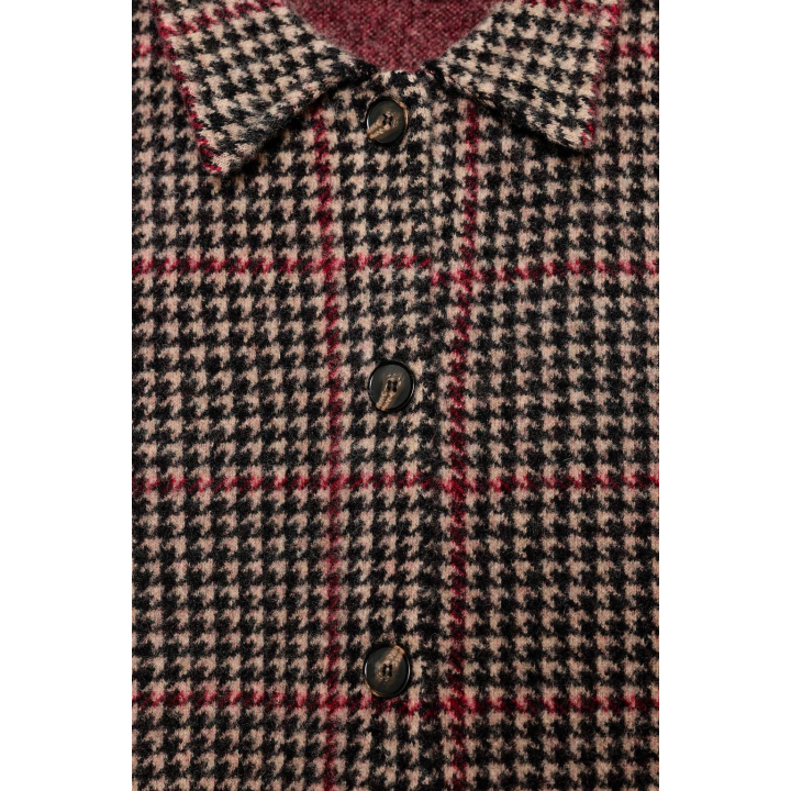 ПАЛЬТО ИЗ 100% ШЕРСТИ «ГУСИНАЯ ЛАПКА»