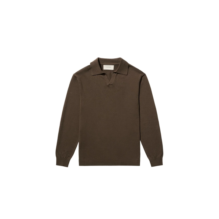 ТРИКОТАЖНОЕ ПОЛО ИЗ ХЛОПКА И КОНОПЛИ