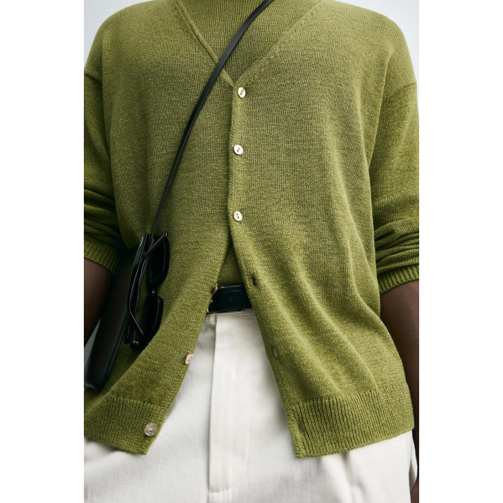 КАРДИГАН С ЛЬНОМ