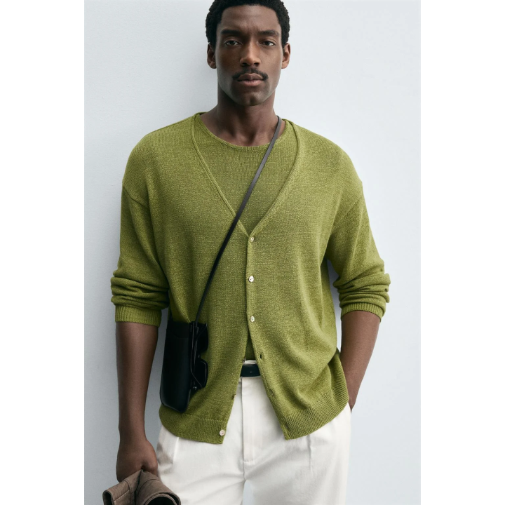 КАРДИГАН С ЛЬНОМ