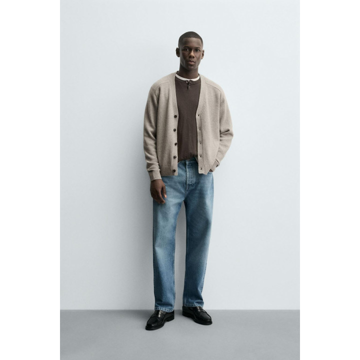 Кардиган свободного кроя из шерстяной смеси