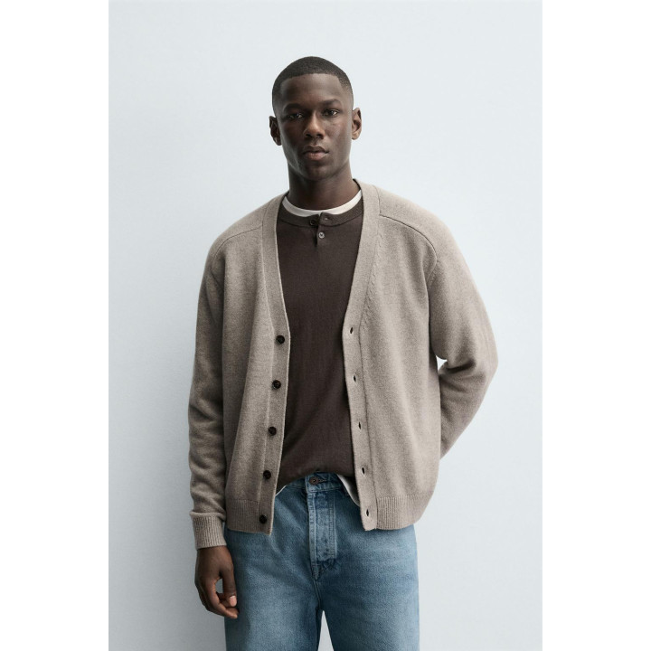 Кардиган свободного кроя из шерстяной смеси