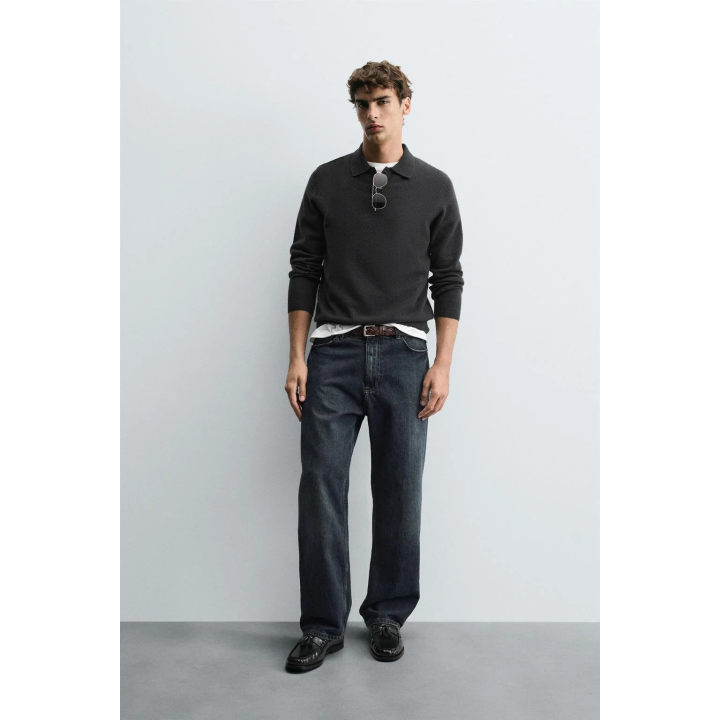 ТРИКОТАЖНОЕ ПОЛО ИЗ ШЕРСТИ И КАШЕМИРА