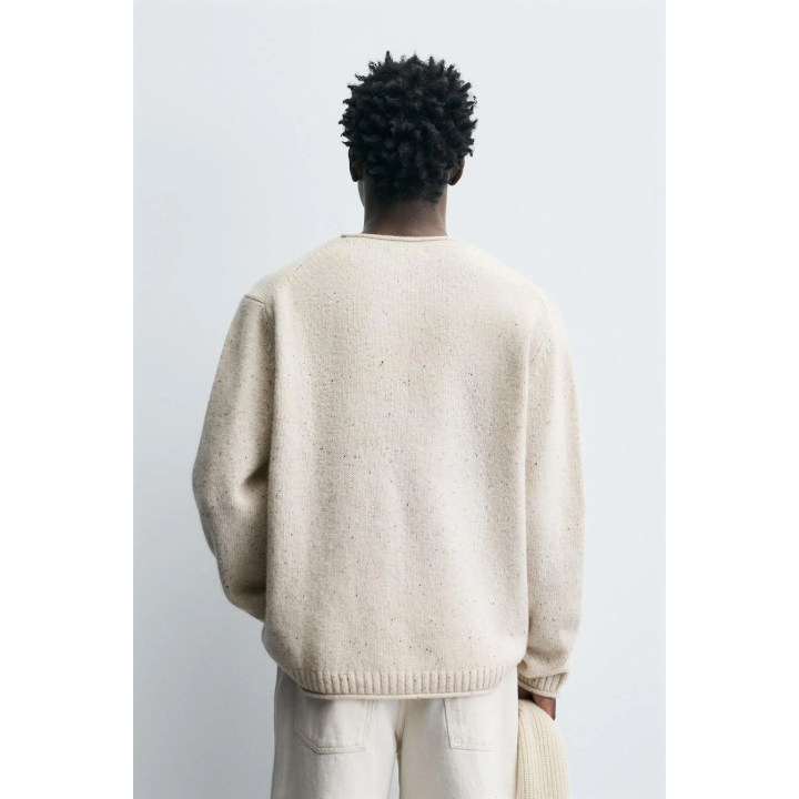 Пуловер из шерстяной смеси с пуговицами