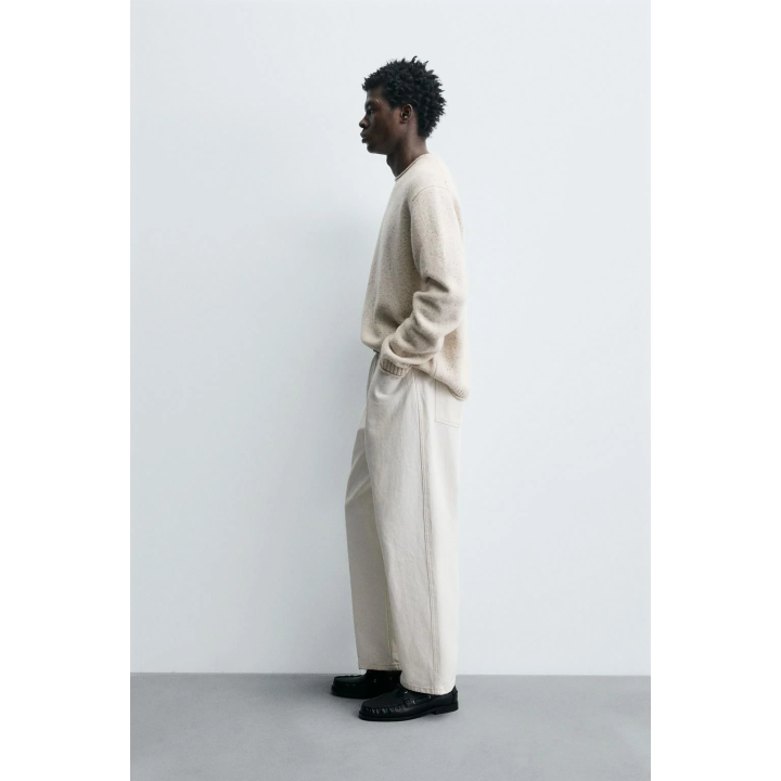 Пуловер из шерстяной смеси с пуговицами