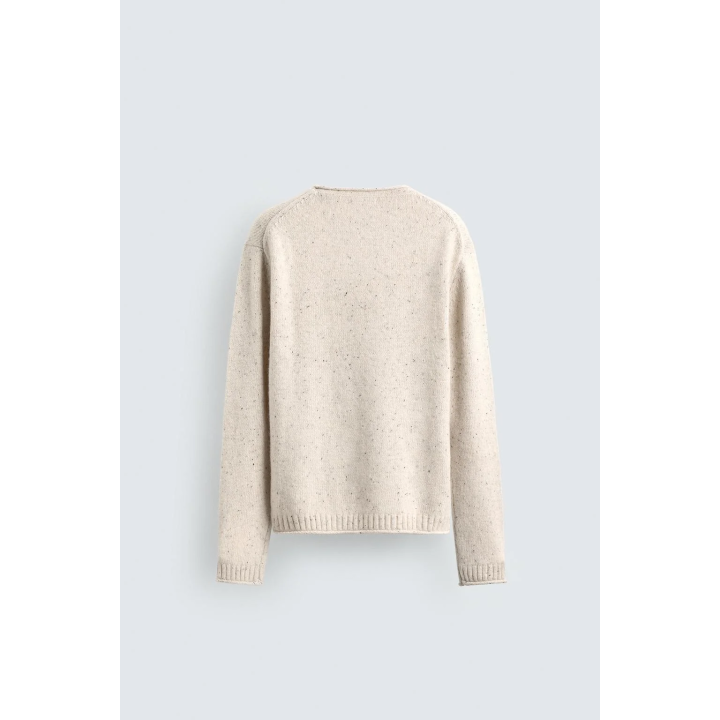 Пуловер из шерстяной смеси с пуговицами