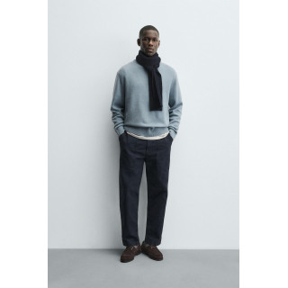 СВИТЕР КЛАССИЧЕСКОГО КРОЯ ИЗ СМЕСОВОЙ ШЕРСТИ