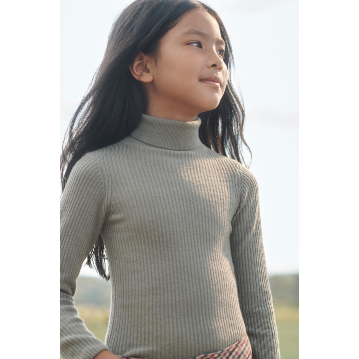 Джемпер с воротником-хомутом из 100% шерсти ограниченной серии