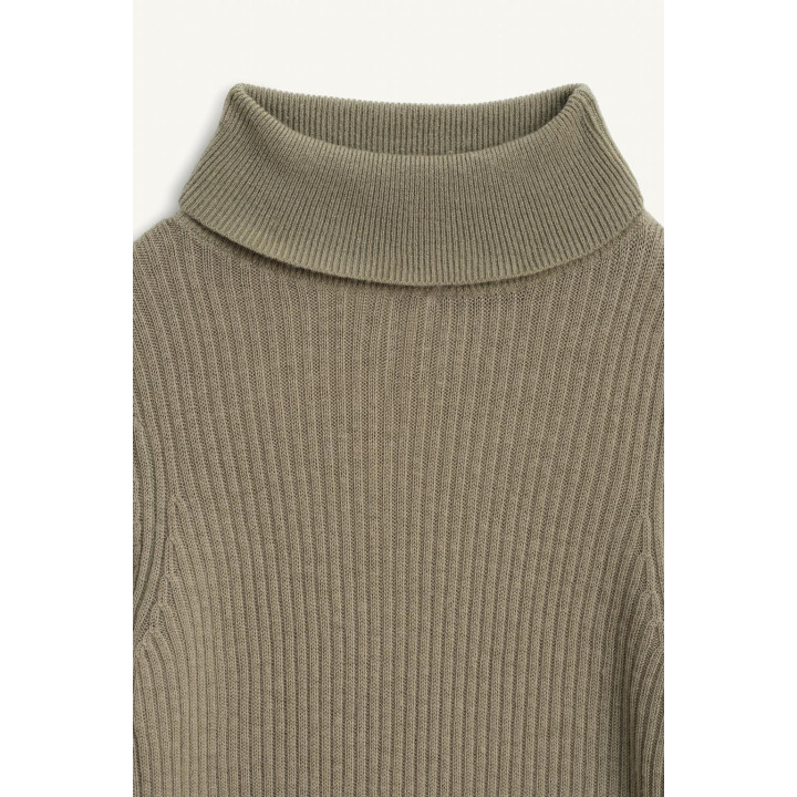 Джемпер с воротником-хомутом из 100% шерсти ограниченной серии