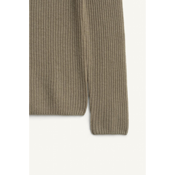 Джемпер с воротником-хомутом из 100% шерсти ограниченной серии