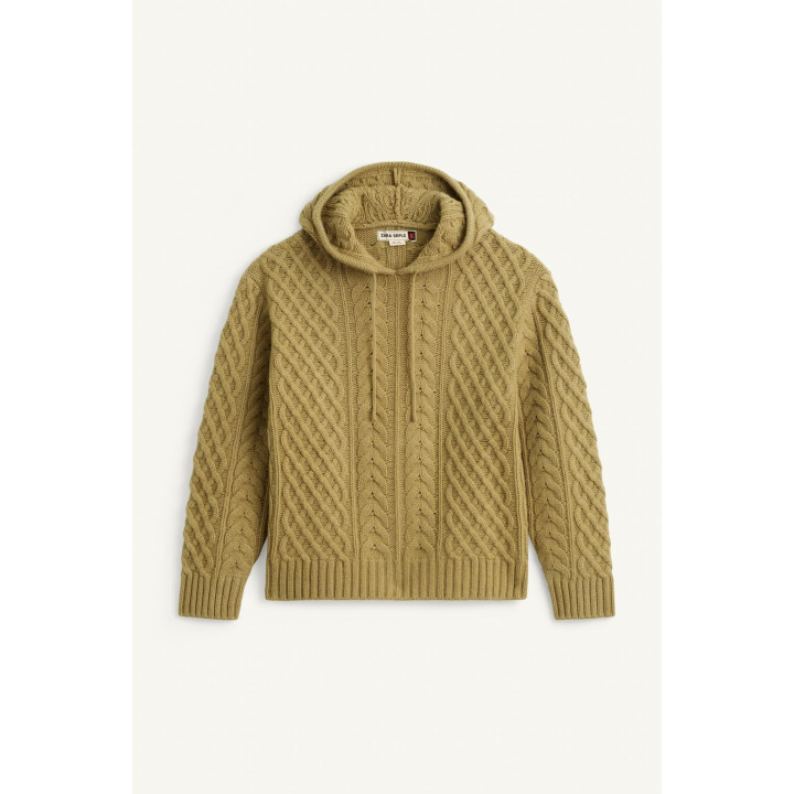 Трикотажная толстовка с капюшоном