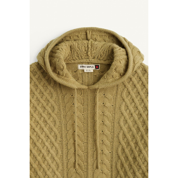 Трикотажная толстовка с капюшоном