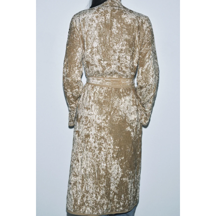 БАРХАТНОЕ КИМОНО С ВЫШИВКОЙ ZW COLLECTION LIMITED EDITION