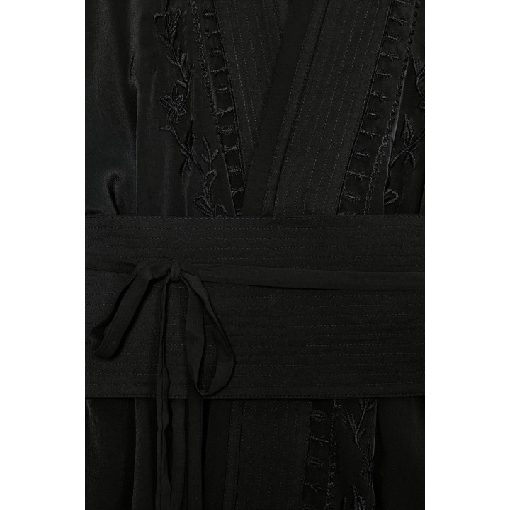 КИМОНО С ВЫШИВКОЙ И ПОЯСОМ — ZW COLLECTION LIMITED EDITION