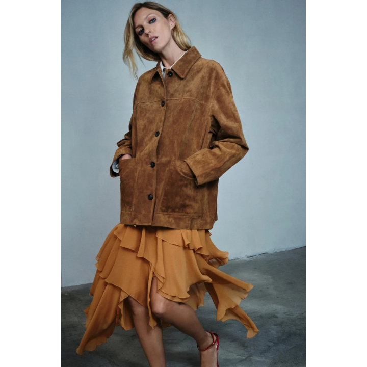 КУРТКА ИЗ ЗАМШИ ZW COLLECTION LIMITED EDITION