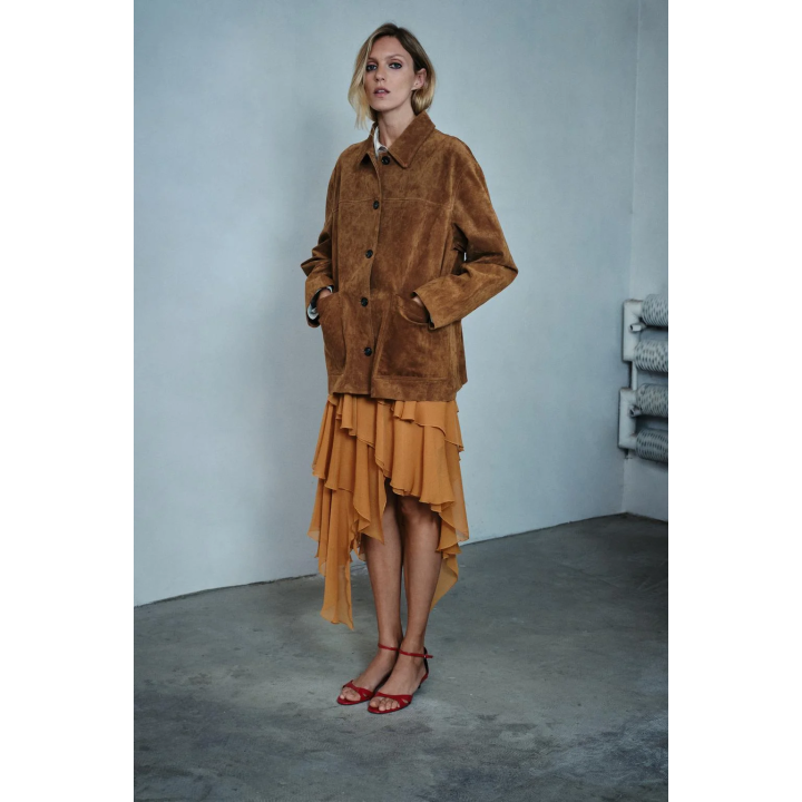 КУРТКА ИЗ ЗАМШИ ZW COLLECTION LIMITED EDITION