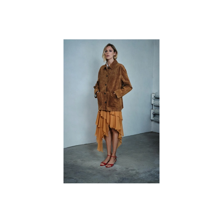 КУРТКА ИЗ ЗАМШИ ZW COLLECTION LIMITED EDITION