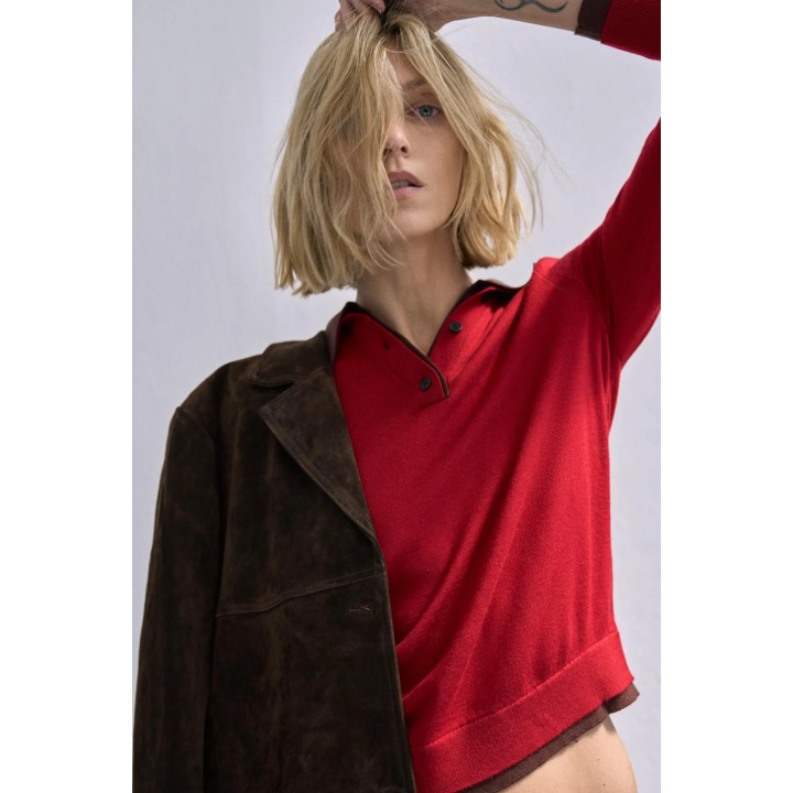 ПАЛЬТО ИЗ 100% ЗАМШИ — ZW COLLECTION LIMITED EDITION