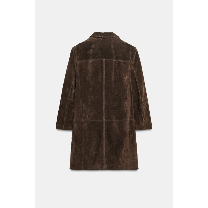 ПАЛЬТО ИЗ 100% ЗАМШИ — ZW COLLECTION LIMITED EDITION