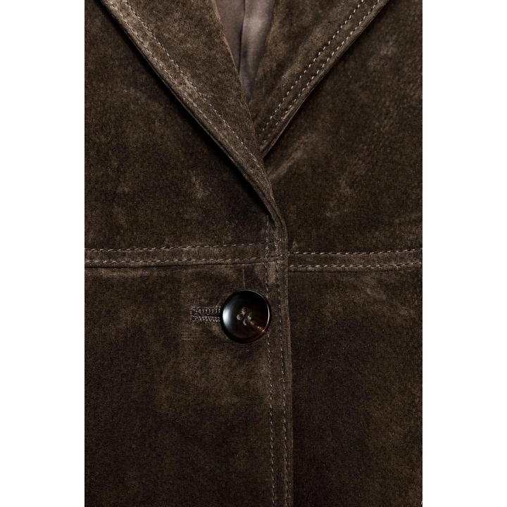 ПАЛЬТО ИЗ 100% ЗАМШИ — ZW COLLECTION LIMITED EDITION