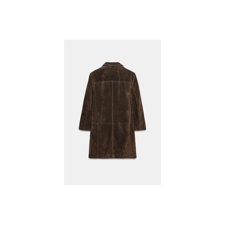 ПАЛЬТО ИЗ 100% ЗАМШИ — ZW COLLECTION LIMITED EDITION