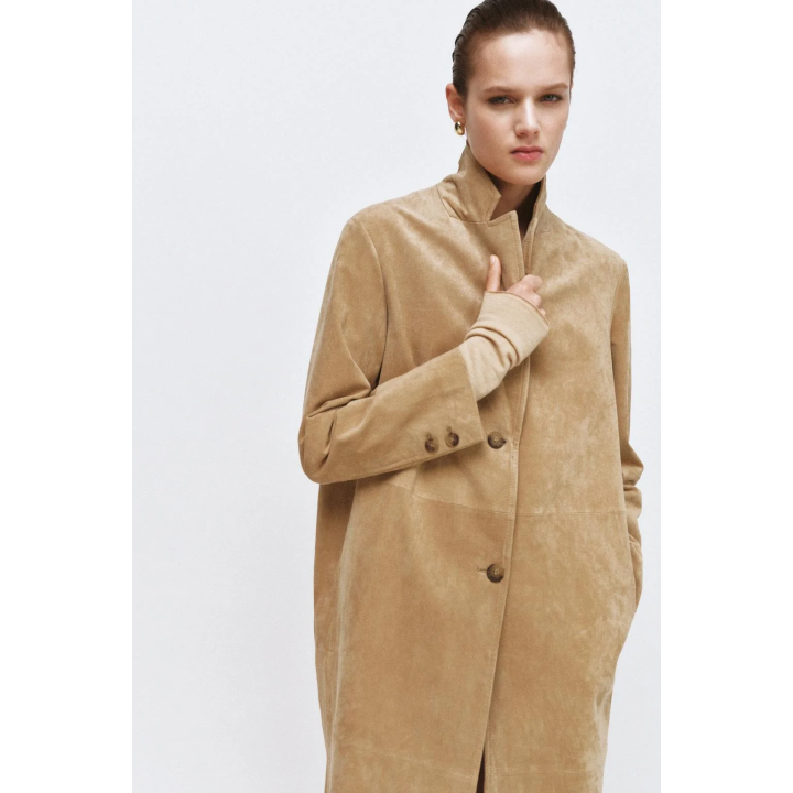 ПАЛЬТО ИЗ ЗАМШИ — ZW COLLECTION LIMITED EDITION