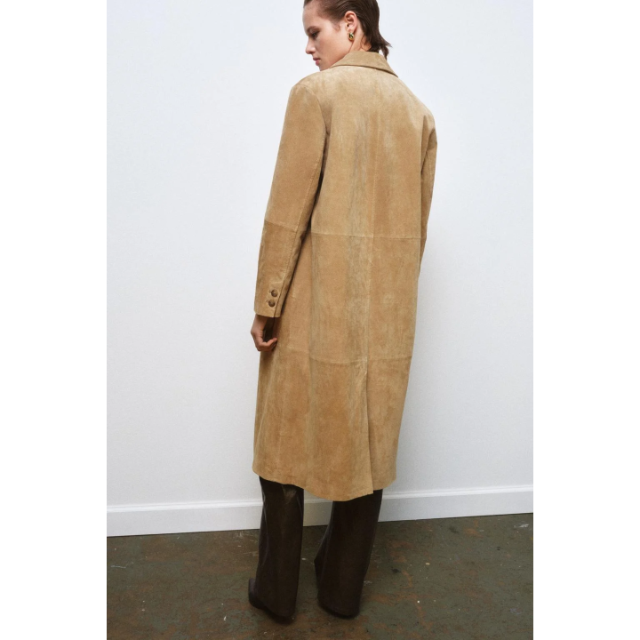 ПАЛЬТО ИЗ ЗАМШИ — ZW COLLECTION LIMITED EDITION