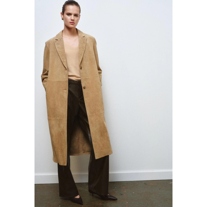 ПАЛЬТО ИЗ ЗАМШИ — ZW COLLECTION LIMITED EDITION