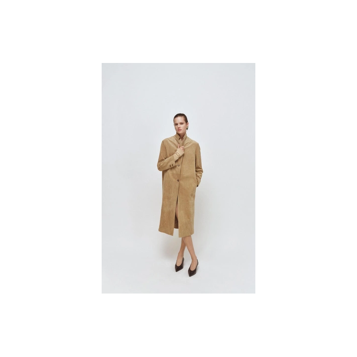 ПАЛЬТО ИЗ ЗАМШИ — ZW COLLECTION LIMITED EDITION