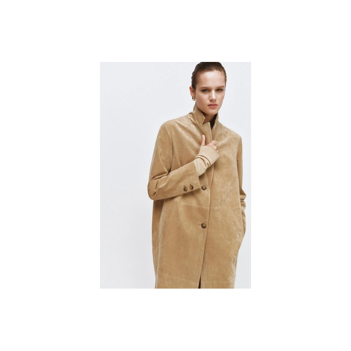 ПАЛЬТО ИЗ ЗАМШИ — ZW COLLECTION LIMITED EDITION