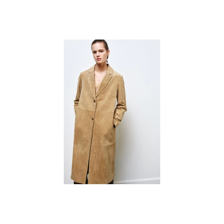 ПАЛЬТО ИЗ ЗАМШИ — ZW COLLECTION LIMITED EDITION